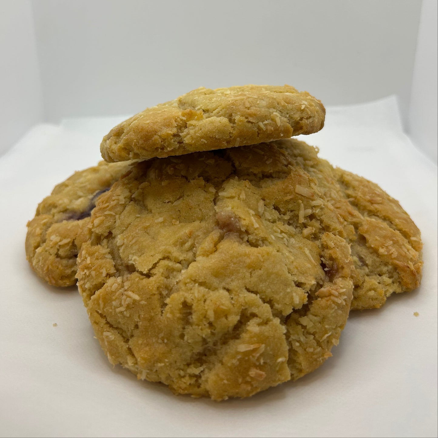 Vegan NYC Raspberry & Coconut Cookies