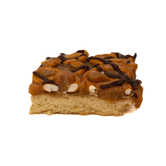 Salted Caramel Pretzel Shortbread